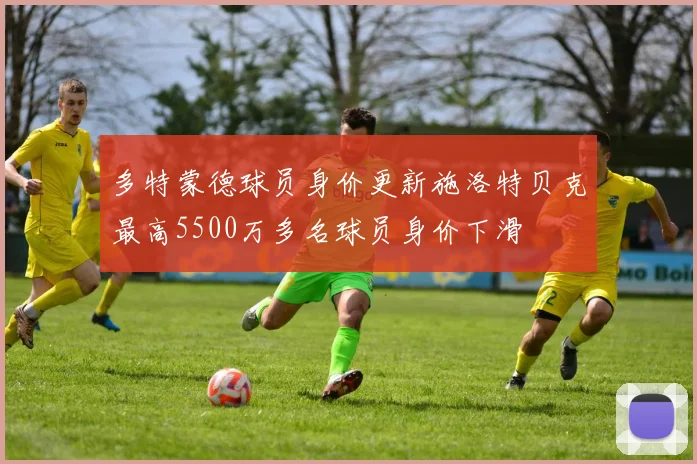 多特蒙德球员身价更新施洛特贝克最高5500万多名球员身价下滑