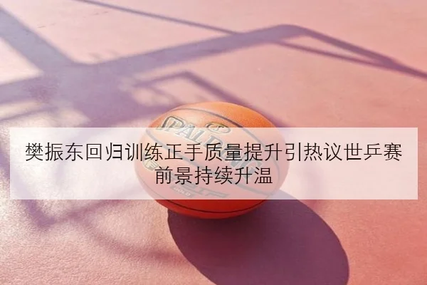 樊振东回归训练正手质量提升引热议世乒赛前景持续升温
